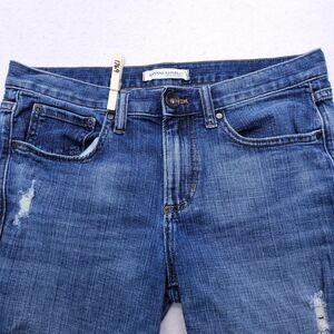 Banana Republic Casual Button Denim Medium Wash Jean Shorts Womens Size 26 Blue